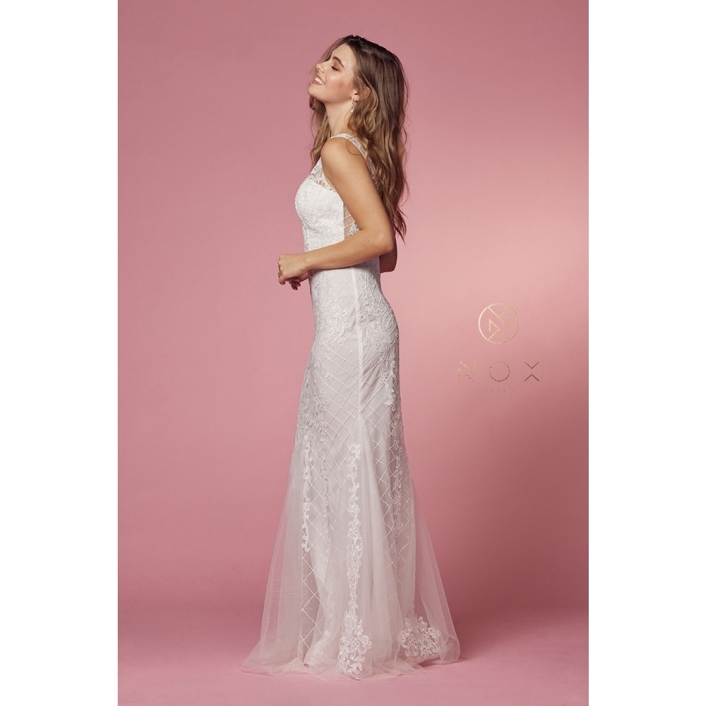 FLASH SALE 1 HOUR LIKE & SHARE #boho inspired sz6 #Wedding dress NEW w tags - Picture 9 of 11